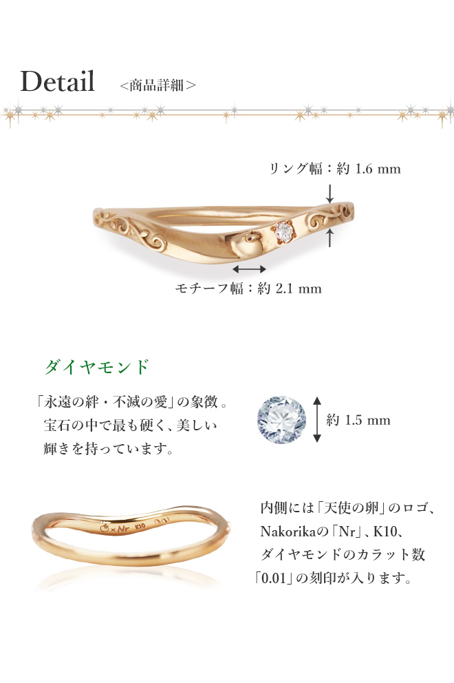 天使の卵 マミーリング 誕生石