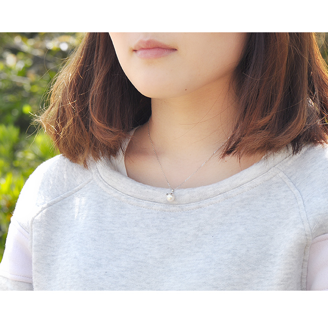 天使の卵 天然パール ネックレス