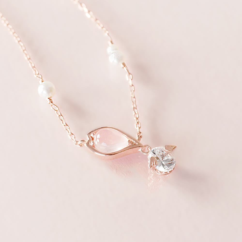 天使の卵 桜 ネックレス