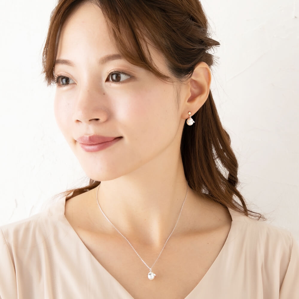 天使の卵 天然パール ネックレス