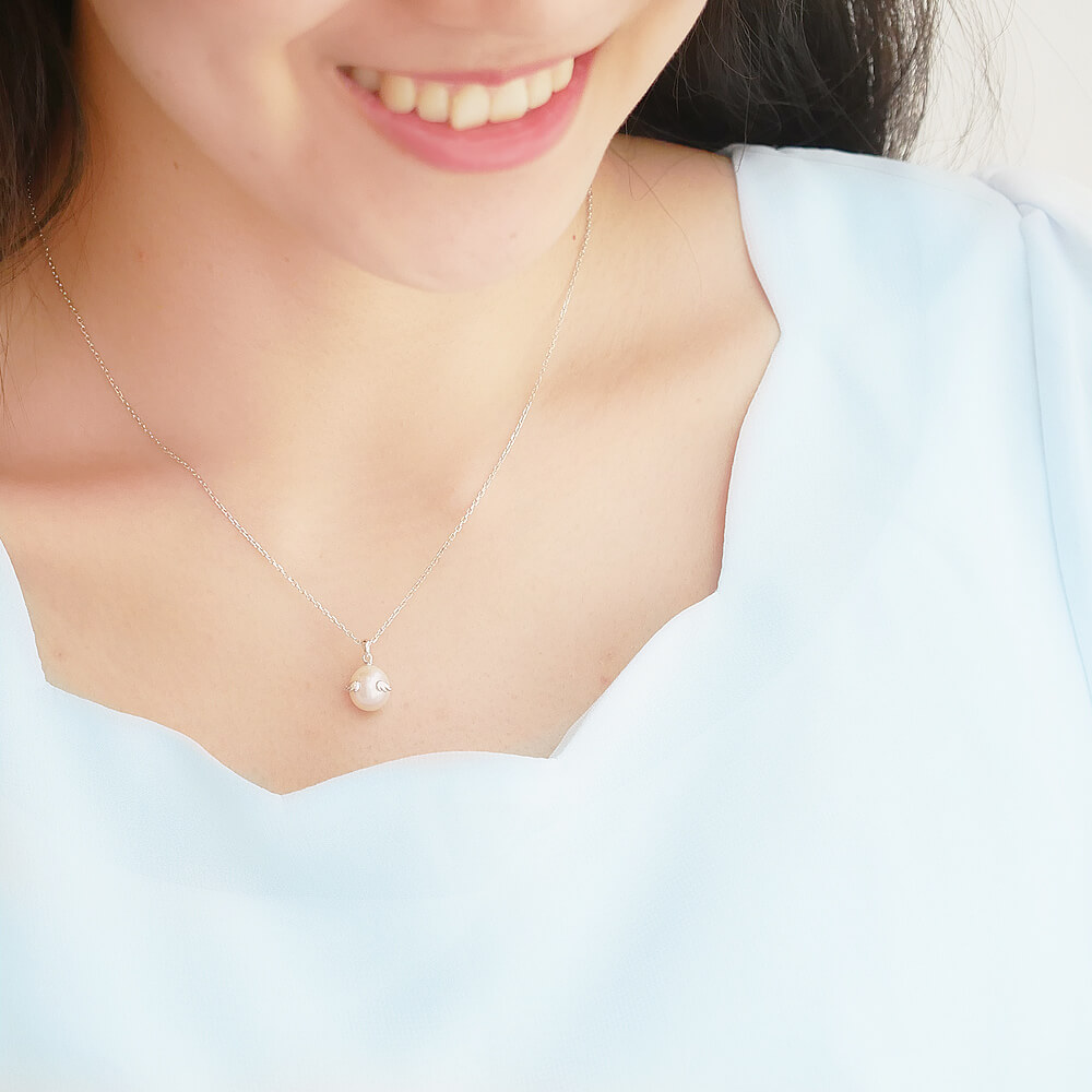天使の卵 天然パール ネックレス