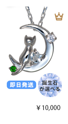 クリスマス ネコ ネックレス