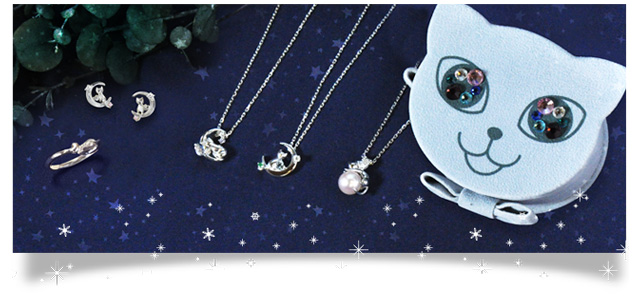 クリスマス ネコ ネックレス