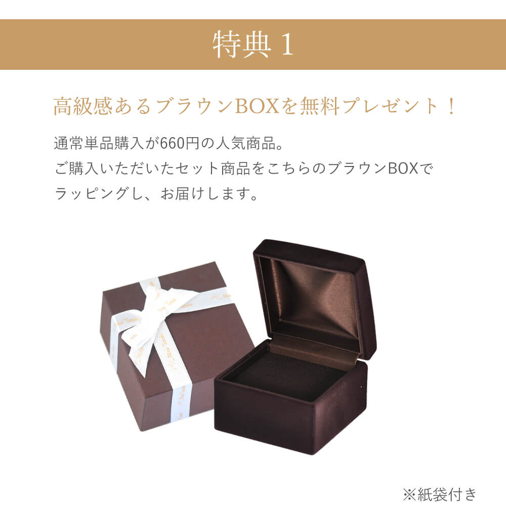 羽モチーフネックレス ピアス セット