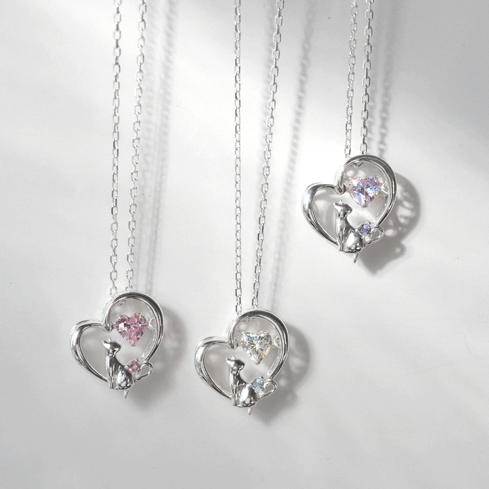 猫　ネコ　ネックレス