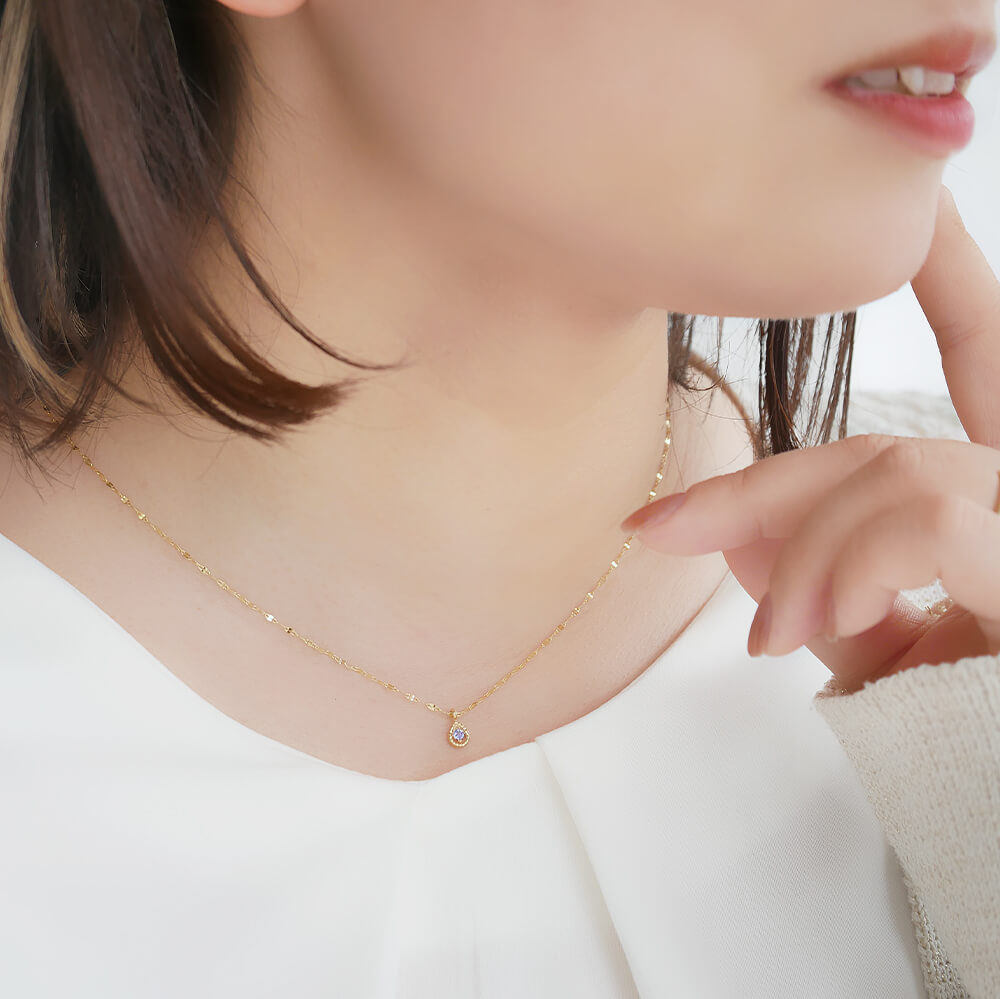 誕生石ネックレス