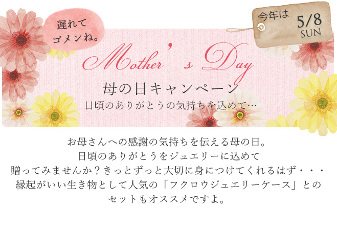 母の日キャンペーン