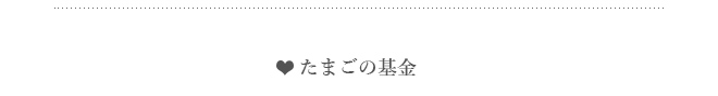 天使の卵 たまごの基金