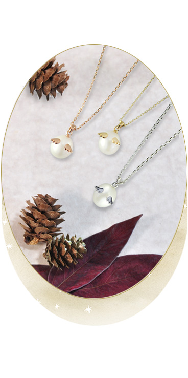 クリスマス パール ネックレス