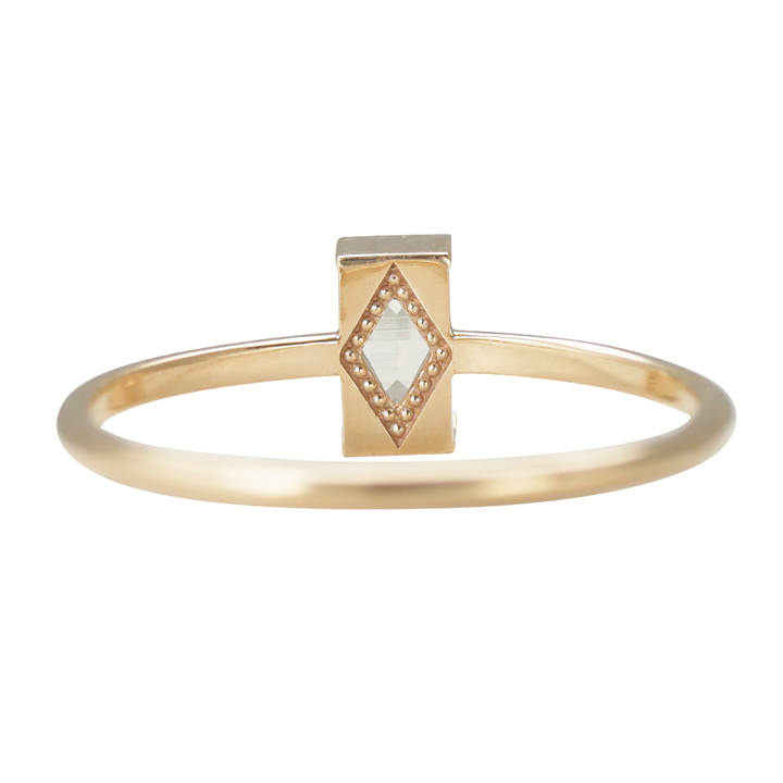スクエアリング【RTR7001】 RITA JEWELRY ［ロードライト