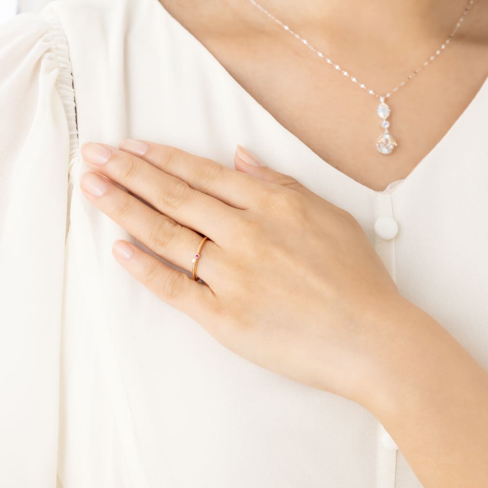 天使の卵 マミーリング 誕生石