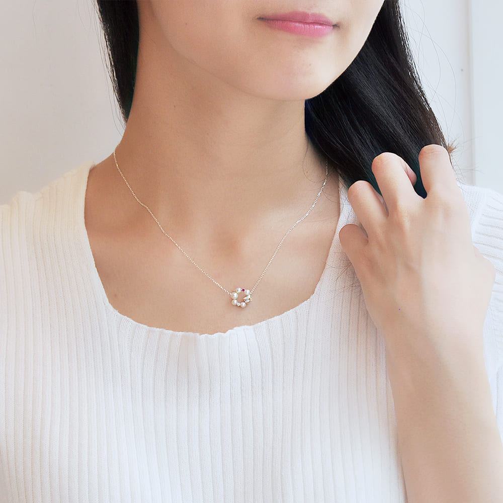 天使の卵 リースネックレス