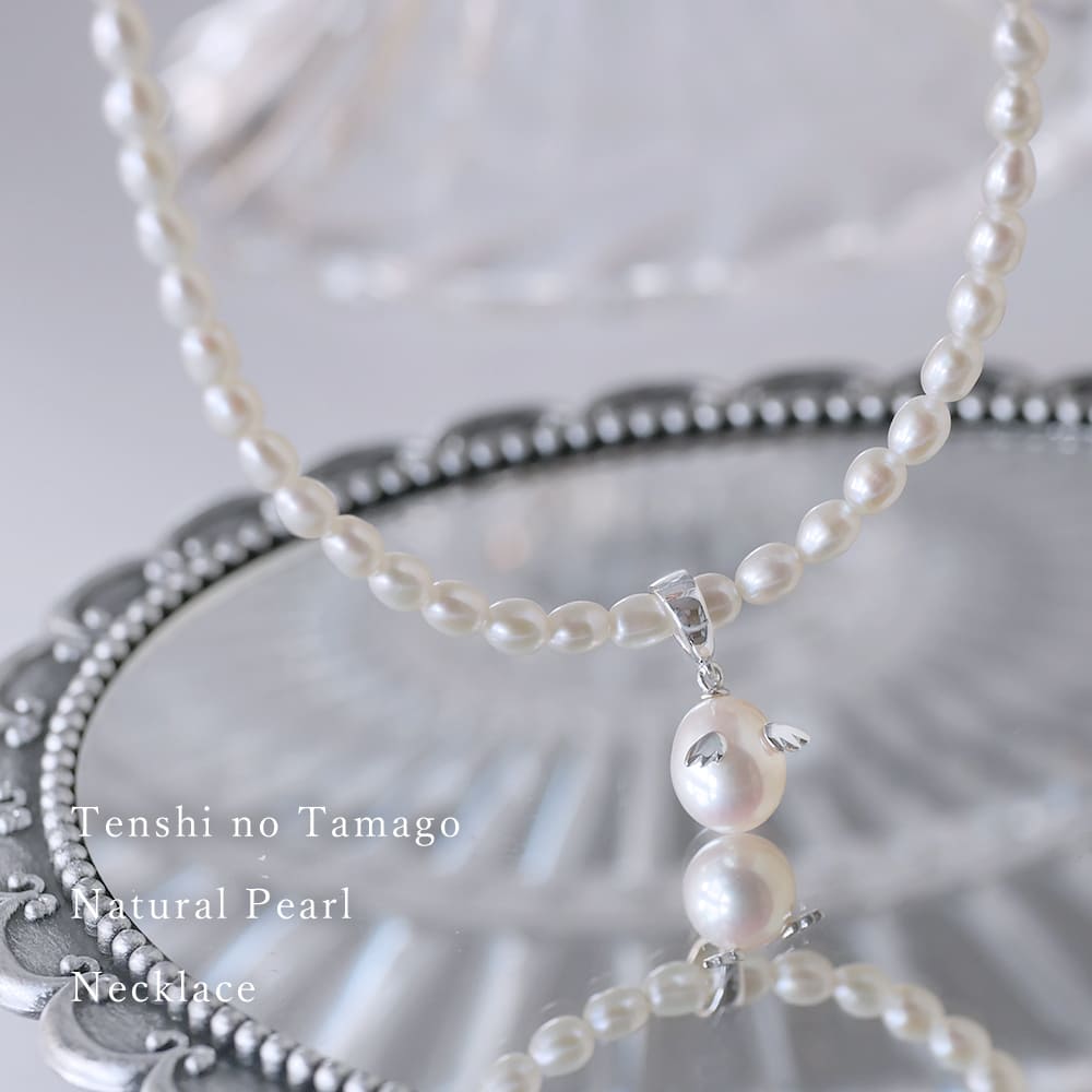 ネックレス　天然　パール