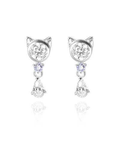 猫ピアス