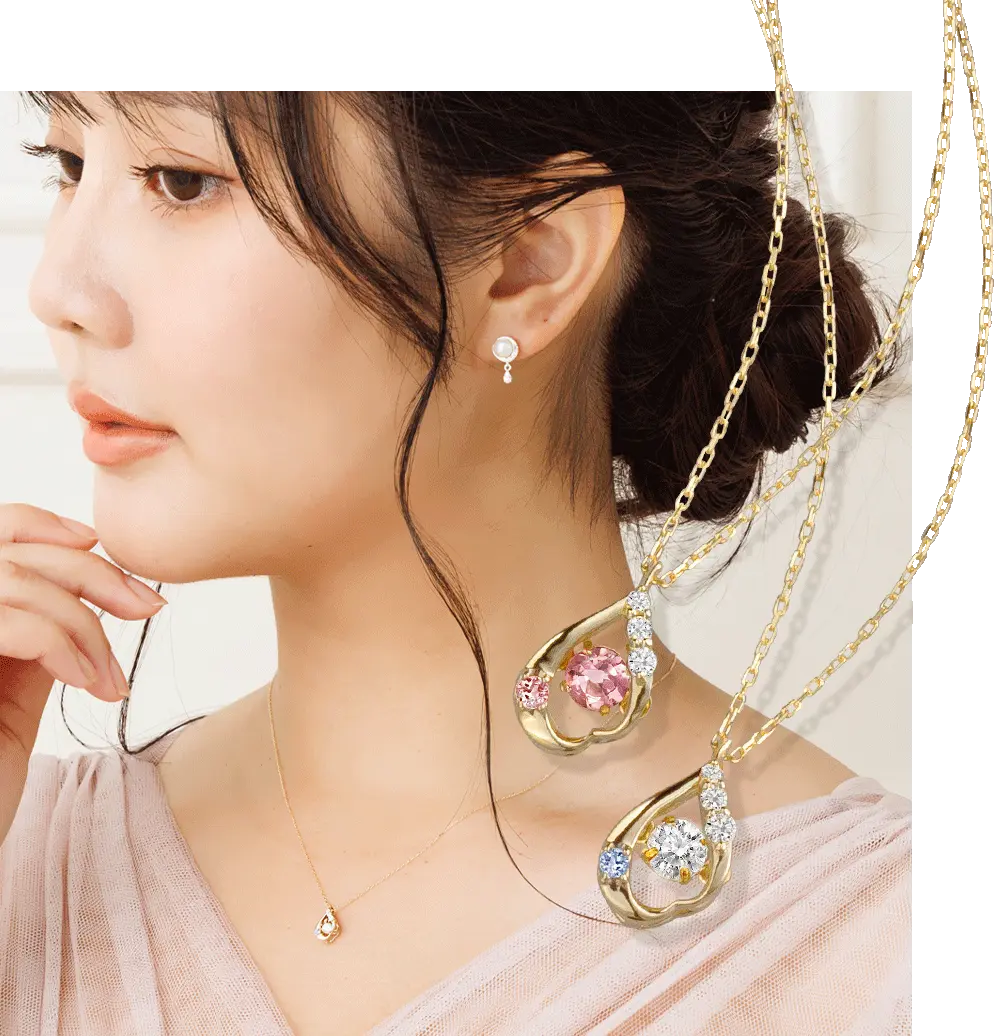 10金馬蹄ネックレス